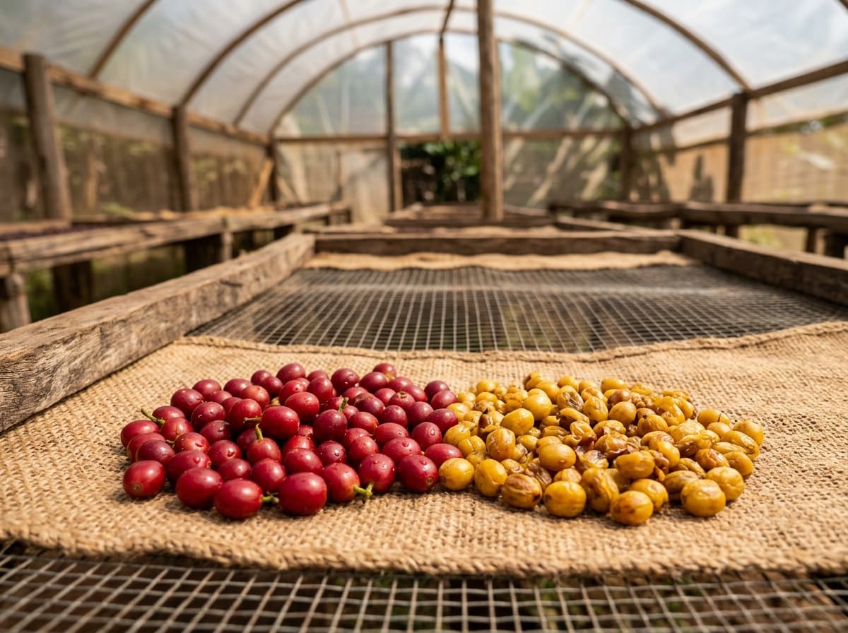 Coffee Post-Harvest Processing: Washed, Natural, Honey & Anaerobic Chemistry
